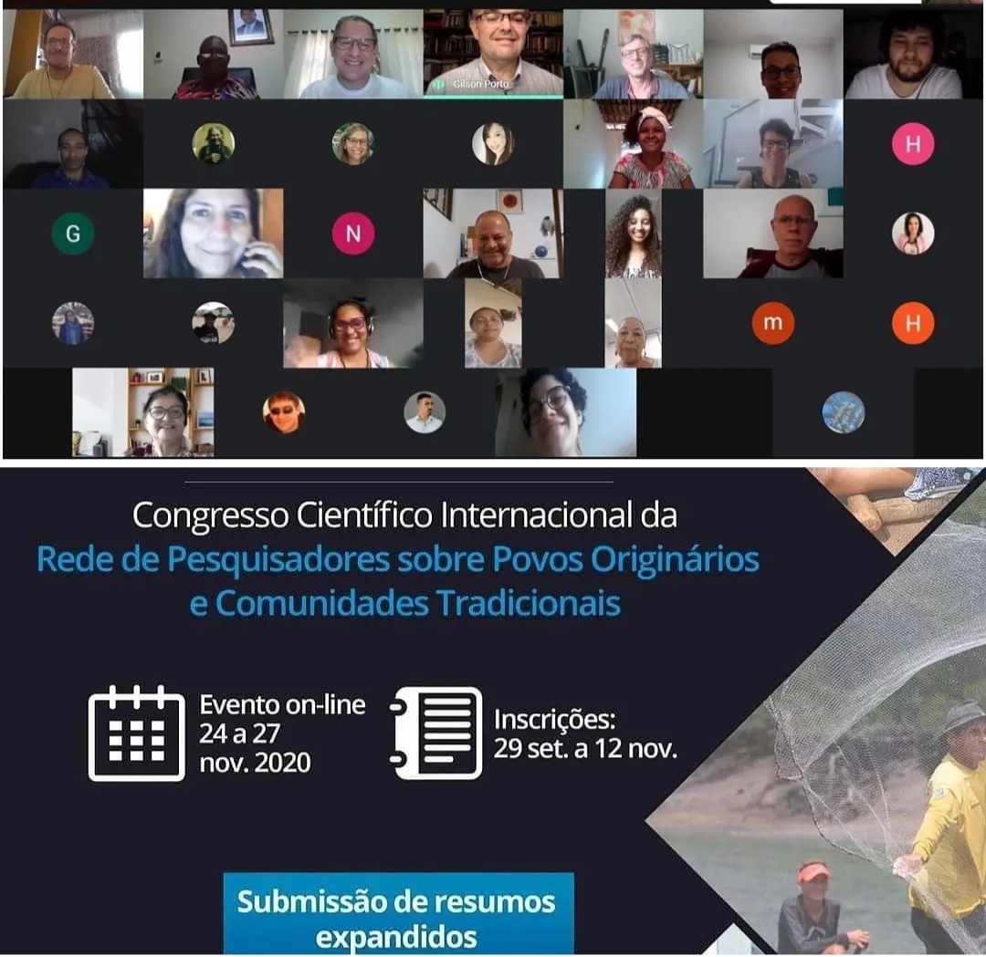 O I CCI da RedeCT foi realizado totalmente on-line dada a pandemia de Covid-19. A participação acadêmica, de representantes de Povos Tradicionais e de pesquisadores internacionais foi bastante expressiva marcando a 1a edição do evento da RedeCT. Image